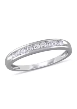 Buy ✔️ 1/4 ct. t.w. Diamond Anniversary Band in 14K White Gold by Belk & Co. 😀 -DealsBelk & Co. Store Belk 18142