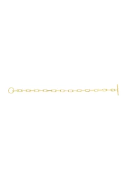 Hot Sale ✔️ 14KY TOGGLE PAPERCLIP BRACELET by Belk & Co. 🌟 -DealsBelk & Co. Store Belk 18144