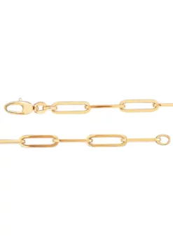 Top 10 🥰 Hollow Paper Clip Chain in 14K Yellow Gold by Belk & Co. 🧨 -DealsBelk & Co. Store Belk 18214