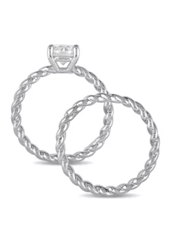 Buy ๐ 1 CT TW Diamond SolitaireTwisted Rope Bridal Set in 14k White Gold by Belk & Co. ๐งจ 10 Buy ๐ 1 CT TW Diamond SolitaireTwisted Rope Bridal Set in 14k White Gold by Belk & Co. ๐งจ -DealsBelk & Co. Store Belk 18277