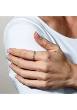 Coupon ✨ 1/3 ct. t.w. Diamond Double Band Ring in 14K White Gold by Belk & Co. 🔔 -DealsBelk & Co. Store Belk 18303