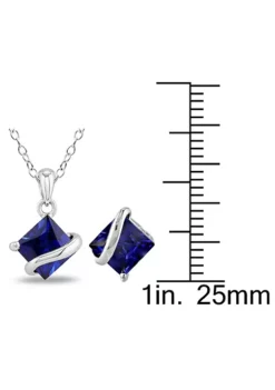 Brand new ๐ Lab Created 2-Piece Set of 4 ct. t.g.w. Created Blue Sapphire Wave Stud Earrings and Pendant with Chain in Sterling Silver by Belk & Co. ๐คฉ 8 Brand new ๐ Lab Created 2-Piece Set of 4 ct. t.g.w. Created Blue Sapphire Wave Stud Earrings and Pendant with Chain in Sterling Silver by Belk & Co. ๐คฉ -DealsBelk & Co. Store Belk 18344