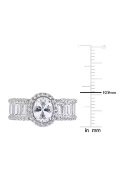 New โญ Lab Created 4.6 CT TGW Created White Sapphire Oval Halo Ring in 10k White Gold by Belk & Co. ๐ 7 New โญ Lab Created 4.6 CT TGW Created White Sapphire Oval Halo Ring in 10k White Gold by Belk & Co. ๐ -DealsBelk & Co. Store Belk 18360