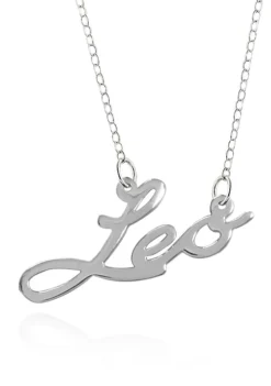 Discount ⭐ Sterling Silver Leo Necklace by Belk & Co. ❤️