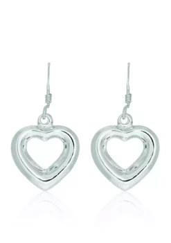 Best reviews of โ Sterling Silver Open Heart Earrings by Belk & Co. ๐งจ