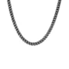 Deals 🎁 Stainless Steel 8 Millimeter Curb Chain Necklace with Black Ion Plating by Belk & Co. 😀
