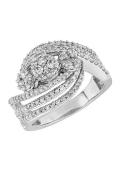 Coupon ⌛ 1 ct. t.w. Diamond Ring in 10K White Gold by Belk & Co. 💯 -DealsBelk & Co. Store Belk 18441