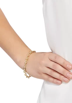 Cheapest ❤️ Link Bracelet in 10k Yellow Gold by Belk & Co. 😉 -DealsBelk & Co. Store Belk 18502