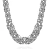 Best Pirce 💯 Sterling Silver Byzantine Links Necklace by Belk & Co. 🛒