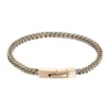 Cheap 🎁 Stainless Steel 4 Millimeter Foxtail Chain Bracelet with Two-Tone Gold Tone Ion Plating and Push Lock, 9 Inch by Belk & Co. 😍