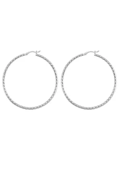 Outlet ❤️ S/S TWIRL HOOP EARRING by Belk & Co. 🌟 -DealsBelk & Co. Store Belk 18540