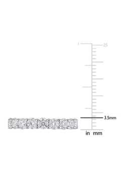 Best reviews of 🥰 3.25 ct. t.w. Lab Created Moissanite Eternity Ring in 10K White Gold by Belk & Co. 🎉 -DealsBelk & Co. Store Belk 18553