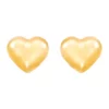 Flash Sale 💯 Kids Puff Heart Stud Earrings in 14K Yellow Gold by Belk & Co. 👍