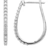 Best reviews of 🔔 1 ct. t.w. Diamond Hoop Earrings in 10k White Gold by Belk & Co. 🤩