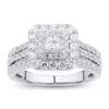 Buy 😉 1 ct. t.w. Diamond Engagement Ring in 10K White Gold by Belk & Co. 🔥