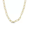 Budget 😉 18k Yellow Gold Plated Sterling Silver 6mm Fancy Paperclip Chain Necklace by Belk & Co. 🔔