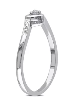 Flash Sale ✨ Diamond Heart Ring In Sterling Silver by Belk & Co. 🎁 -DealsBelk & Co. Store Belk 18783
