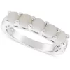 Wholesale 👍 Sterling Silver 4mm Round 5-Stone Opal Ring by Belk & Co. ✨
