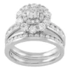 Hot Sale 🎉 2.5 ct. t.w. Diamond Bridal Ring Set in 10K White Gold by Belk & Co. ✔️