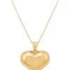 Cheapest 👍 Heart Pendant Necklace In 10k Yellow Gold by Belk & Co. 😍