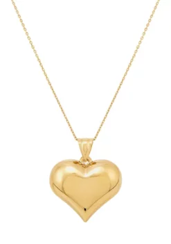 Cheapest 👍 Heart Pendant Necklace In 10k Yellow Gold by Belk & Co. 😍 -DealsBelk & Co. Store Belk 18870
