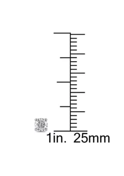 Cheap ✔️ 1/3 ct. t.w. Diamond Stud Earrings in 14K White Gold by Belk & Co. ⌛ -DealsBelk & Co. Store Belk 18875