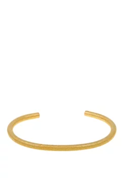 Deals ๐ Stainless Steel Cuff Bangle with Gold IP by Belk & Co. โ๏ธ