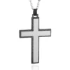 Budget 🔥 Men's Stainless Steel Gun Metal Gray Cross Pendant by Belk & Co. ✔️