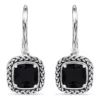 Cheapest 🎁 3.2 ct. t.w. Onyx Drop Earrings, Sterling Silver by Belk & Co. ✨