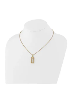 Flash Sale 😀 14K Yellow Gold Polished and Textured Fancy Necklace by Belk & Co. ✔️ -DealsBelk & Co. Store Belk 18940