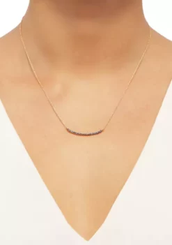 Buy 😉 Swiss Blue Topaz Pendant Necklace in 10K Gold by Belk & Co. 😀 -DealsBelk & Co. Store Belk 18947