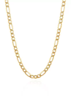 Flash Sale 😀 14k Yellow Gold Figaro Link Necklace by Belk & Co. 🛒
