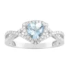 Top 10 😍 3/4 ct. t.w. Aquamarine and 1/5 ct. t.w. Diamond Ring in 10K White Gold by Belk & Co. 🎉
