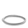 Outlet 🥰 Sterling Silver Triple Twist Bangle Bracelet by Belk & Co. 🧨