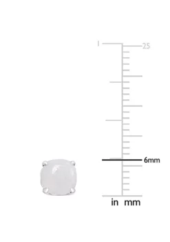 Deals 🧨 1.33 CT TGW Opal Post Earrings Silver by Belk & Co. 🎉 -DealsBelk & Co. Store Belk 19087