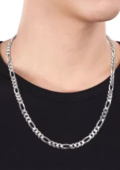 Deals 😀 Sterling Silver 5.5mm Figaro Chain Necklace by Belk & Co. ✨ -DealsBelk & Co. Store Belk 19132
