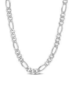 Deals 😀 Sterling Silver 5.5mm Figaro Chain Necklace by Belk & Co. ✨ -DealsBelk & Co. Store Belk 19133