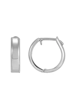 Coupon 🛒 14K White Gold Round Huggies by Belk & Co. 🥰