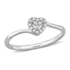 Buy 🎉 Diamond Accent Heart Promise Ring in Sterling Silver by Belk & Co. 👏