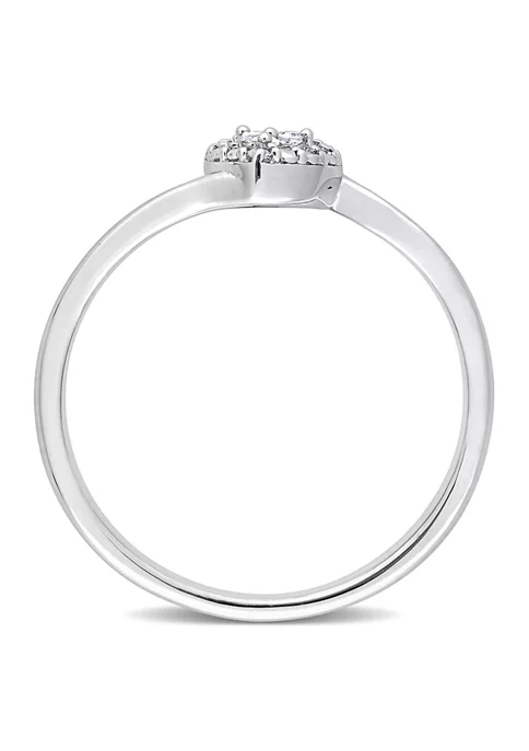 Buy ๐ Diamond Accent Heart Promise Ring in Sterling Silver by Belk & Co. ๐ 2 Buy ๐ Diamond Accent Heart Promise Ring in Sterling Silver by Belk & Co. ๐ - Image 2