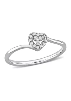Buy ๐ Diamond Accent Heart Promise Ring in Sterling Silver by Belk & Co. ๐ 11 Buy ๐ Diamond Accent Heart Promise Ring in Sterling Silver by Belk & Co. ๐ -DealsBelk & Co. Store Belk 19235