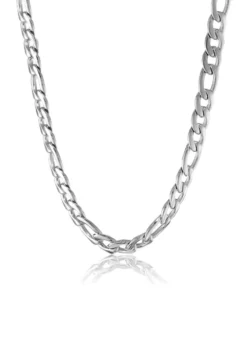 Hot Sale 🌟 Stainless Steel 9 Millimeter Figaro Chain Necklace, 24 Inch by Belk & Co. 🧨 -DealsBelk & Co. Store Belk 1929