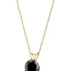 Brand new ⭐ 1 ct. t.w. Onyx Pendant in 10K Yellow Gold by Belk & Co. ⭐