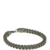 Cheap ❤️ Stainless Franco Chain Bracelet with Military Green Finish by Belk & Co. ❤️