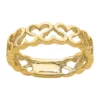 Top 10 😉 14K Yellow Gold Polished Heart Band by Belk & Co. 🌟