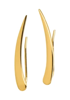 Best Pirce ❤️ 14K Yellow Gold Polished Pointed Ear Climber Earrings by Belk & Co. 👏