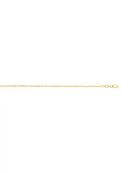 Flash Sale 🥰 14 Karat Yellow Gold Sparkle Anklet by Belk & Co. 🥰 -DealsBelk & Co. Store Belk 19479