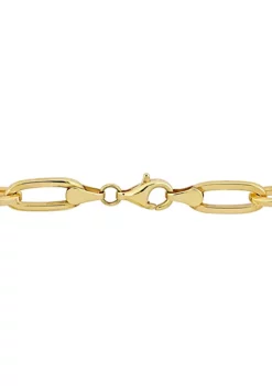 Outlet 🥰 13-14MM Freshwater Cultured Pearl 5MM Oval Link Necklace in 18K Yellow Gold Plated Sterling Silver by Belk & Co. 👏 8 Outlet 🥰 13-14MM Freshwater Cultured Pearl 5MM Oval Link Necklace in 18K Yellow Gold Plated Sterling Silver by Belk & Co. 👏 -DealsBelk & Co. Store Belk 19494