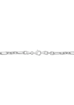Outlet 🧨 Sterling Silver 6mm Figaro Chain Anklet, 9" by Belk & Co. 💯 -DealsBelk & Co. Store Belk 19563
