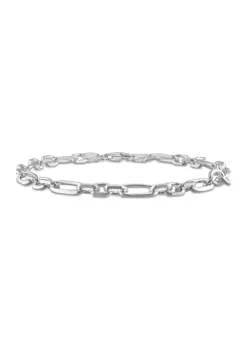 Outlet 🧨 Sterling Silver 6mm Figaro Chain Anklet, 9" by Belk & Co. 💯 -DealsBelk & Co. Store Belk 19566